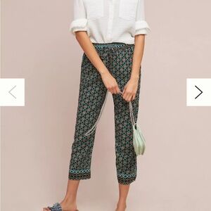 Anthropologie Geometric Joggers S